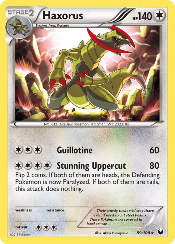 Haxorus - Reverse Holo