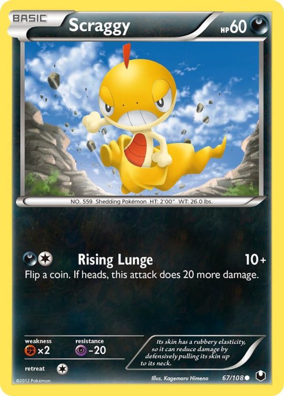 Scraggy - Reverse Holo