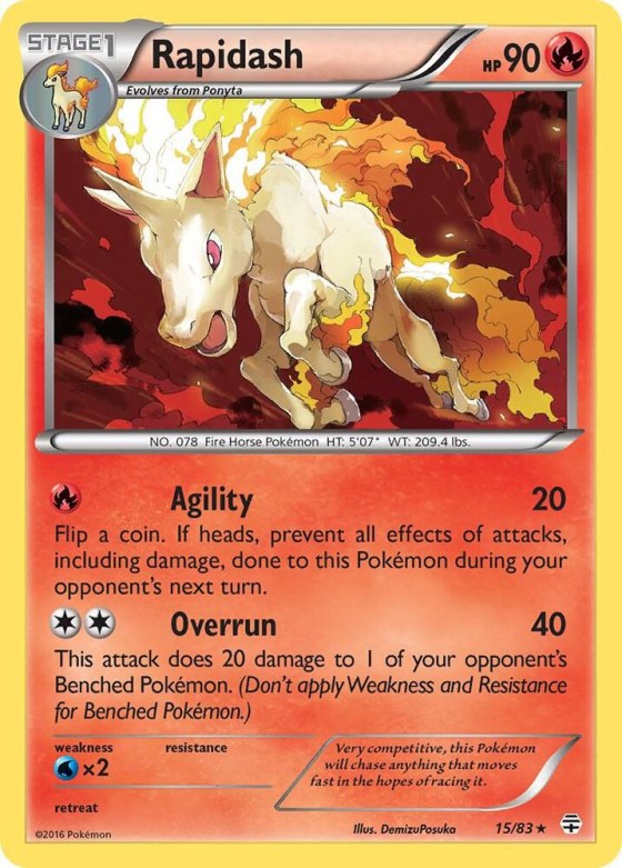 Rapidash - Reverse Holo