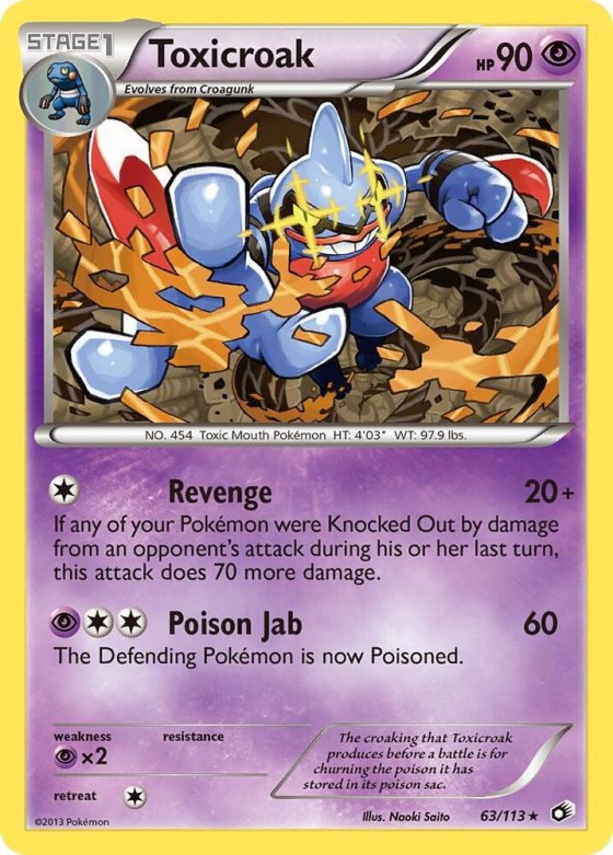 Toxicroak - Reverse Holo