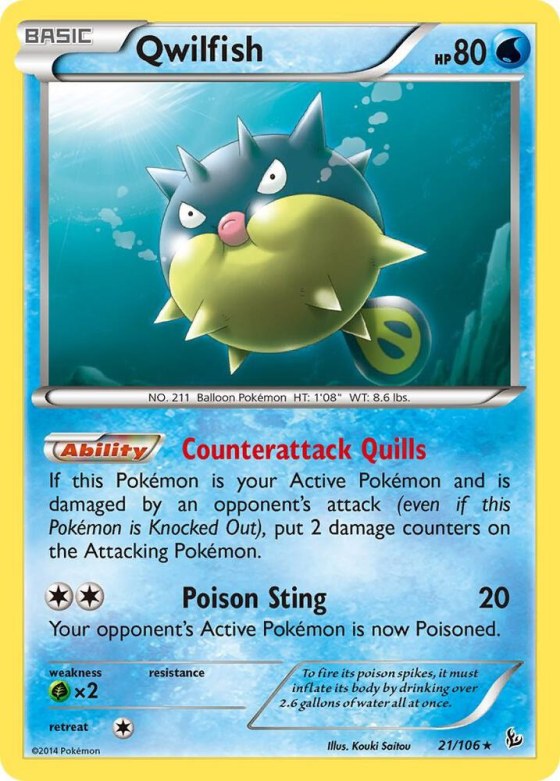 Qwilfish - Reverse Holo