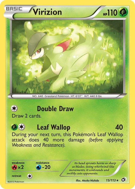 Virizion - Reverse Holo