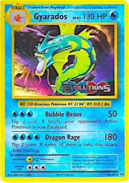 Gyarados (XY Evolutions Prerelease) - Prerelease Staff