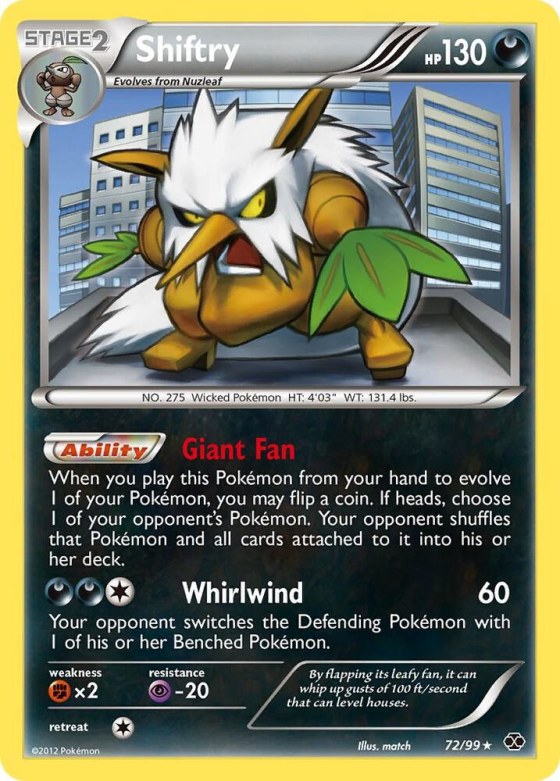 Shiftry - Reverse Holo