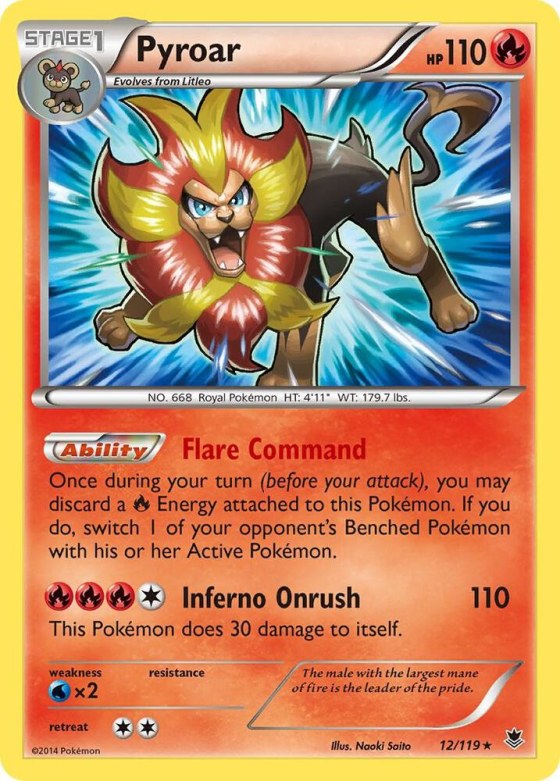 Pyroar - Reverse Holo