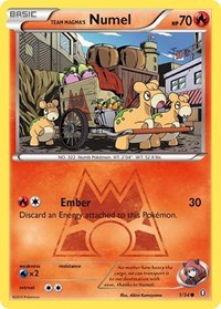 Team Magma's Numel - Reverse Holo