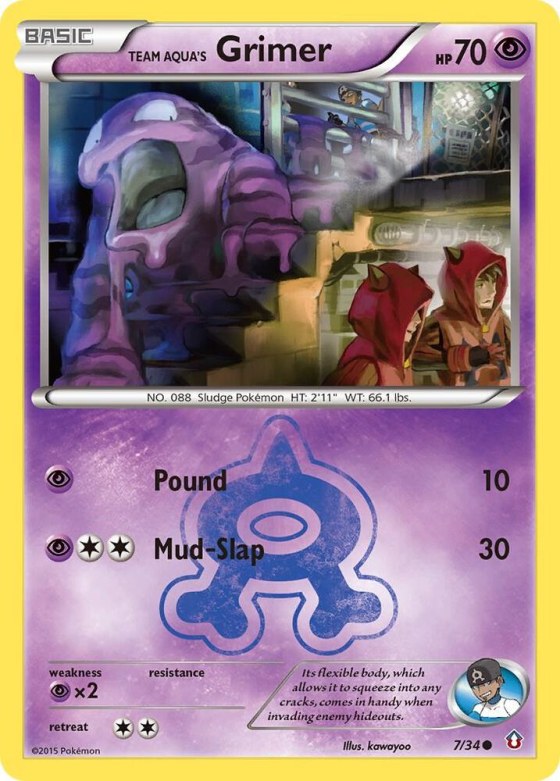 Team Aqua's Grimer - Reverse Holo