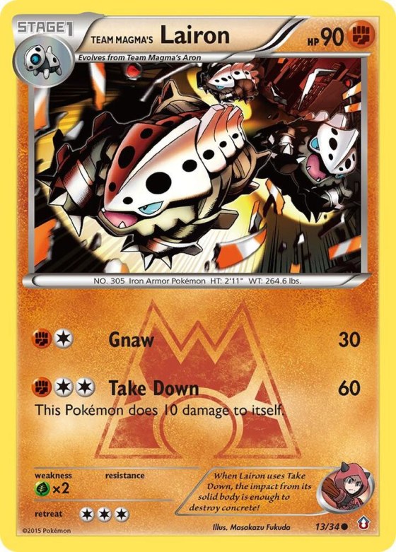 Team Magma's Lairon - Reverse Holo