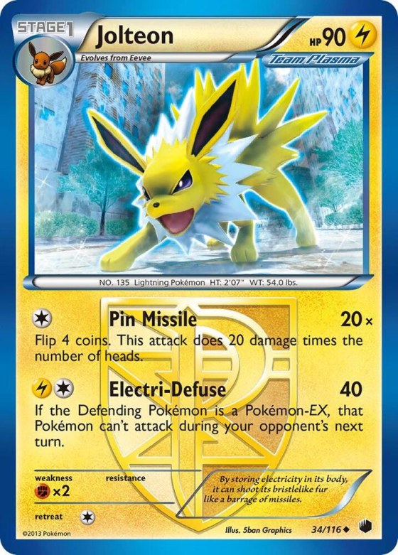 Jolteon (Team Plasma) - Reverse Holo