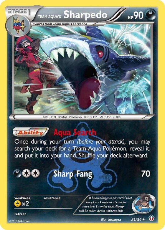 Team Aqua's Sharpedo - Holo