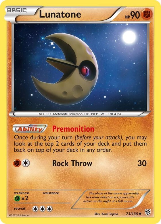 Lunatone - Reverse Holo