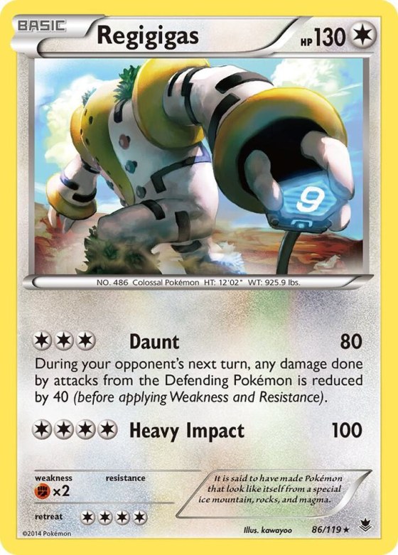 Regigigas - Reverse Holo