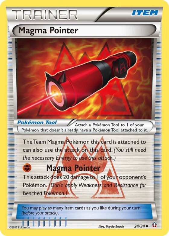 Magma Pointer - Reverse Holo