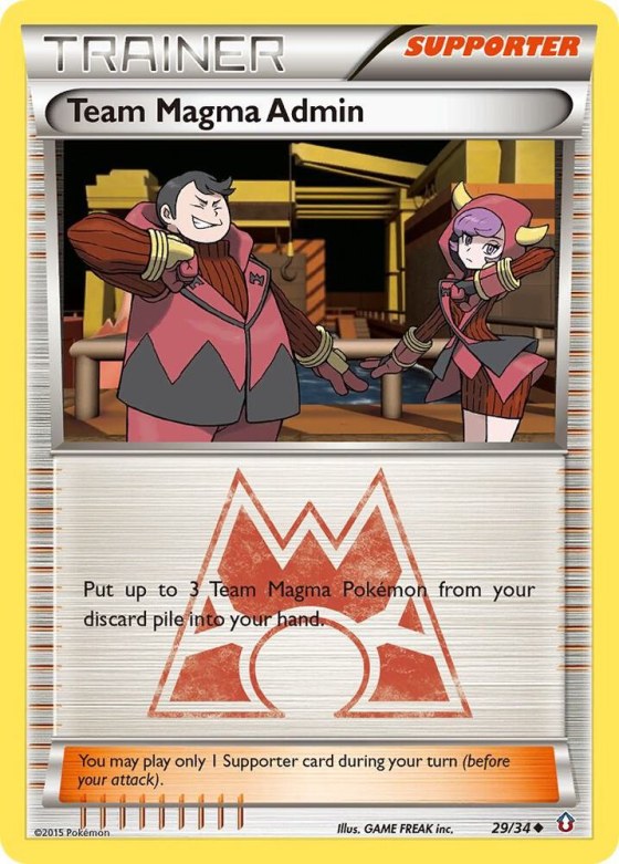 Team Magma Admin - Reverse Holo