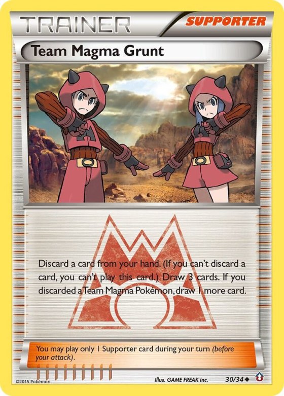 Team Magma Grunt - Reverse Holo