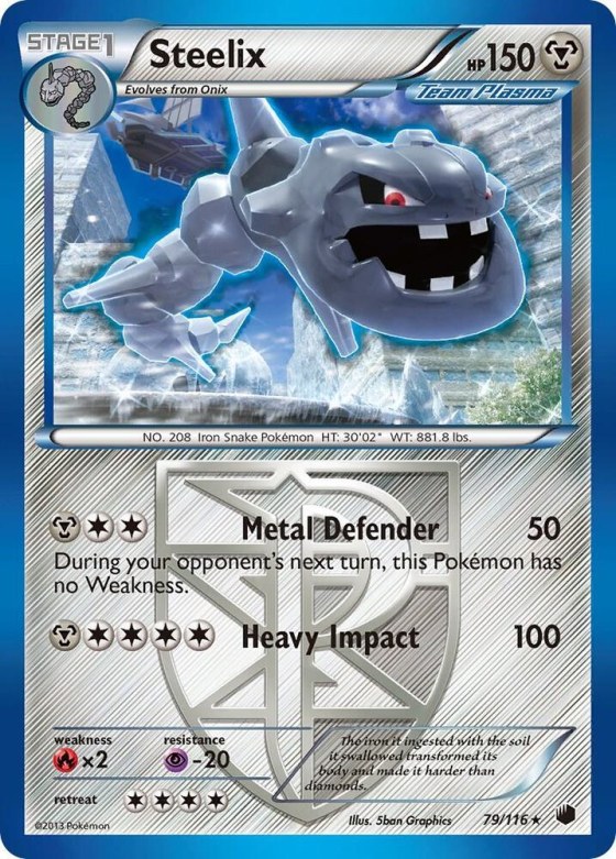 Steelix (Team Plasma) - Reverse Holo