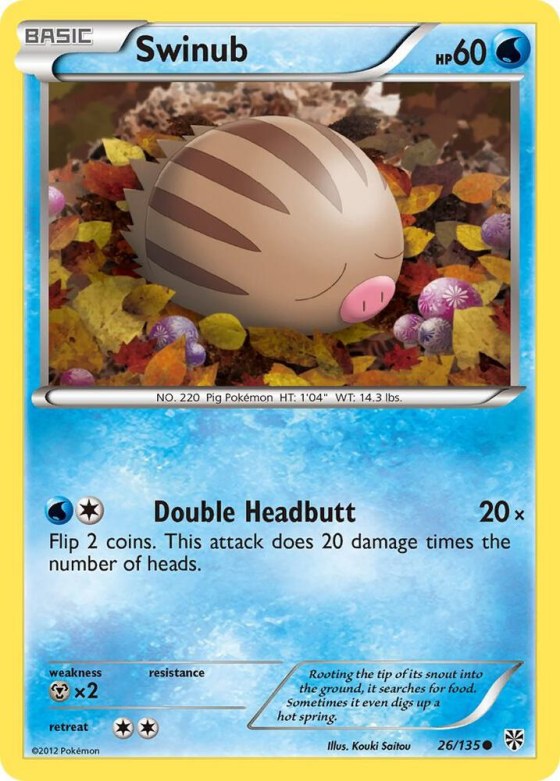 Swinub - Reverse Holo