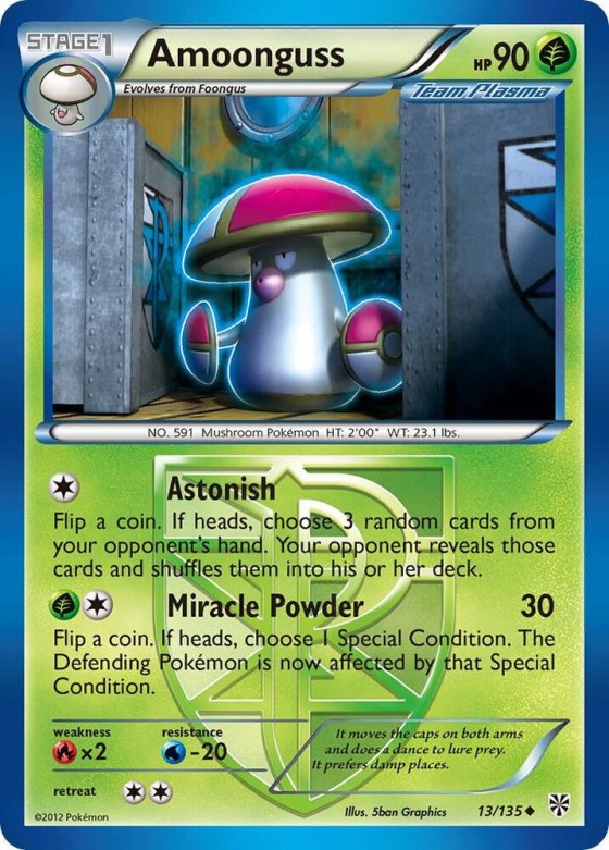 Amoonguss (Team Plasma) - Reverse Holo