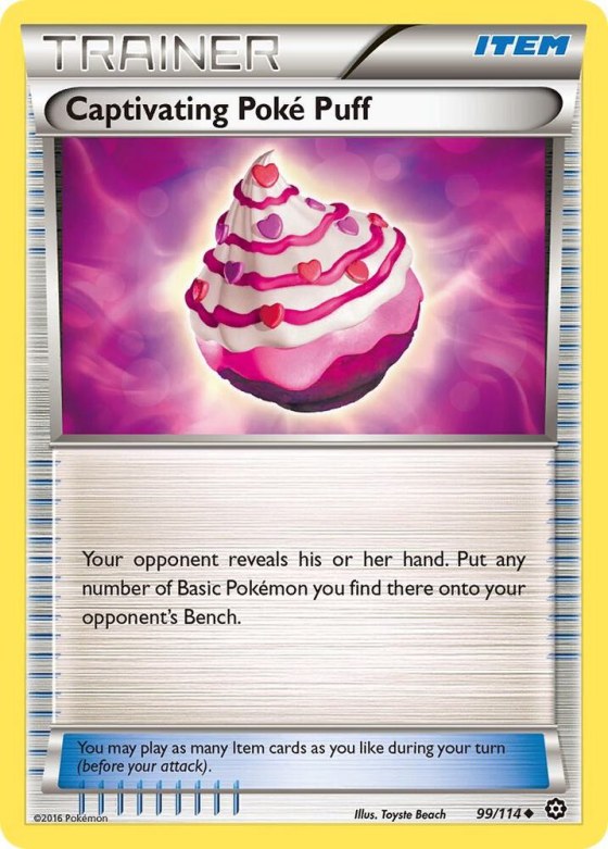 Captivating Poke Puff - Reverse Holo