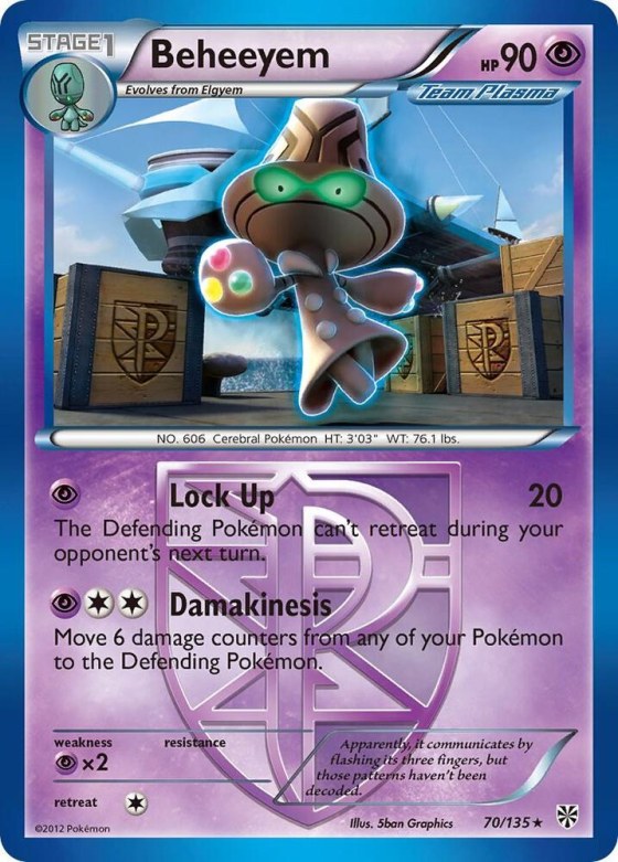 Beheeyem (Team Plasma) - Reverse Holo