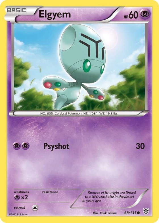 Elgyem (68) - Reverse Holo