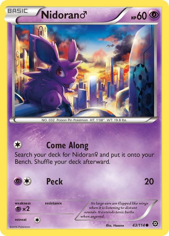 Nidoran M - Reverse Holo