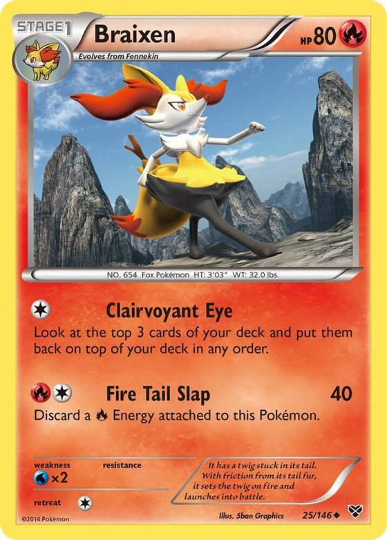 Braixen - Reverse Holo