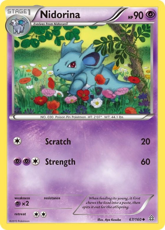 Nidorina - Reverse Holo