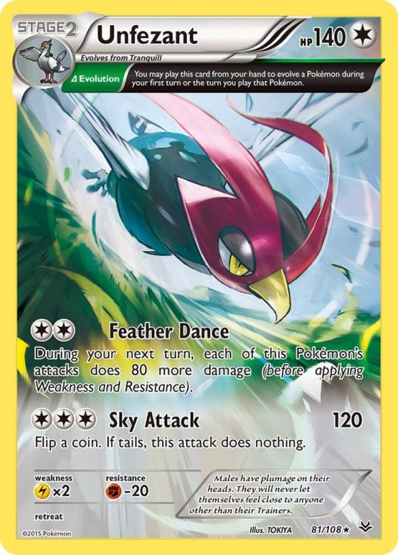 Unfezant (81 Delta) - Reverse Holo