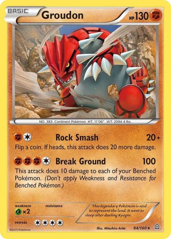 Groudon - Reverse Holo
