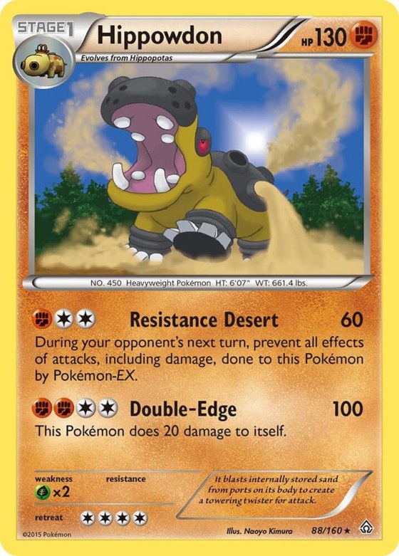 Hippowdon - Reverse Holo