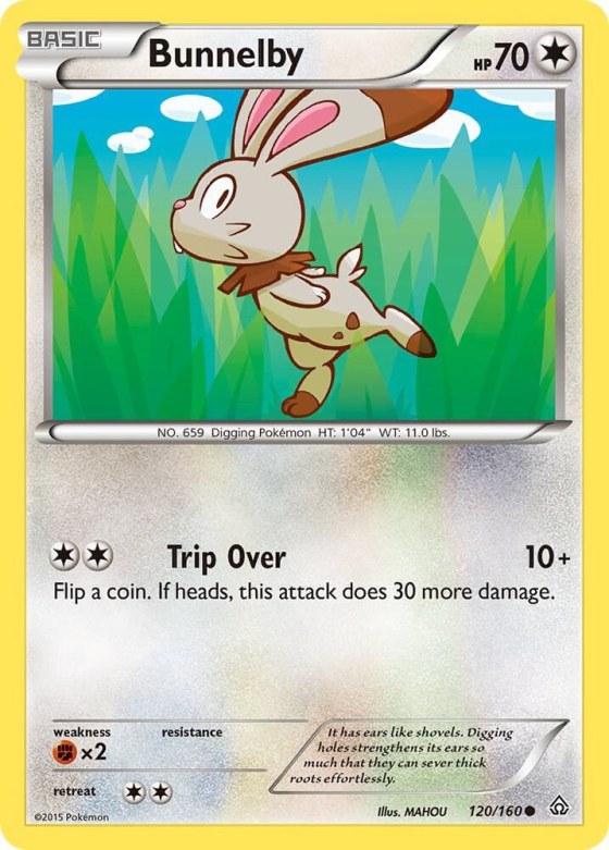 Bunnelby - Reverse Holo