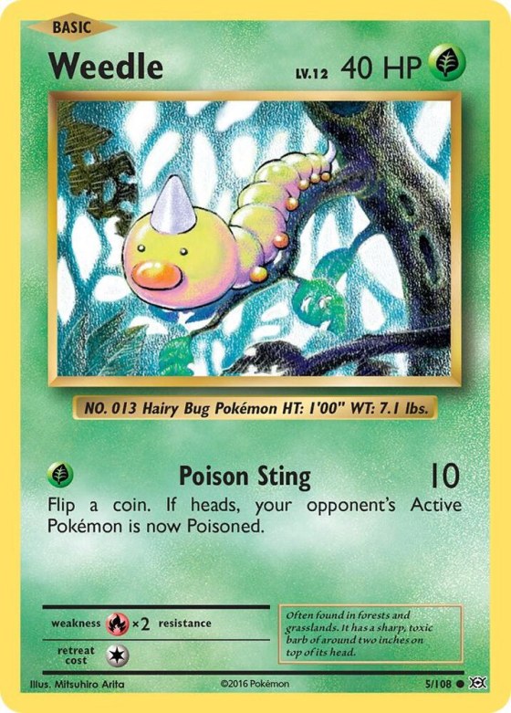 Weedle - Reverse Holo