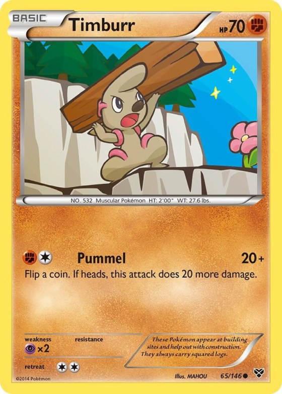 Timburr - Reverse Holo