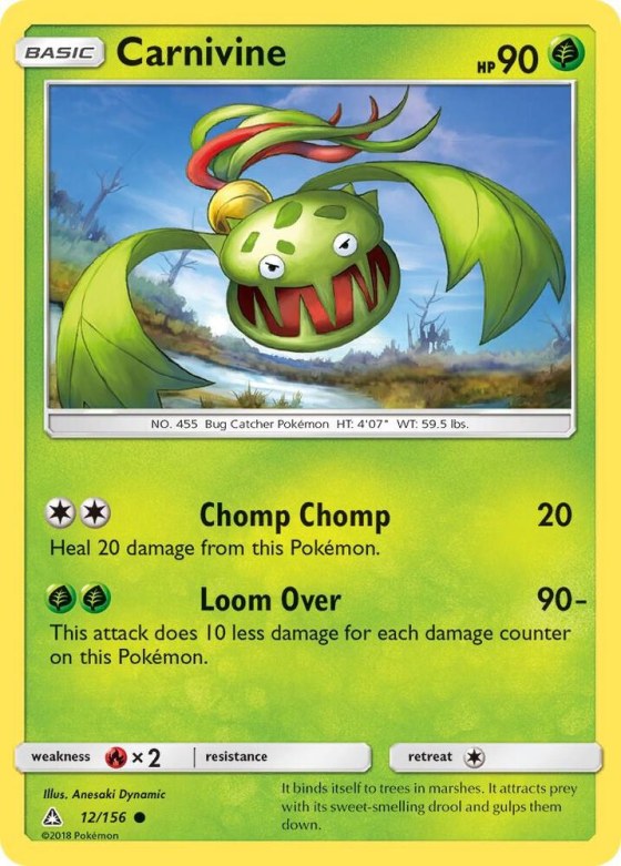 Carnivine - Reverse Holo