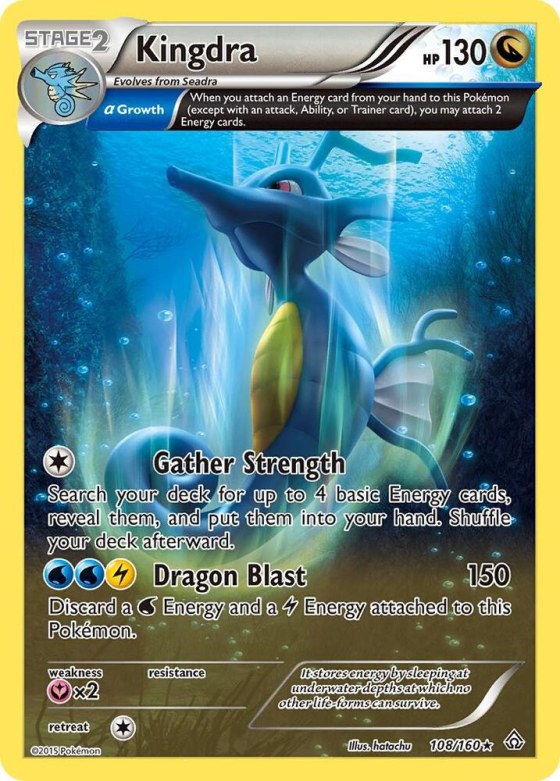 Kingdra (Alpha) - Reverse Holo