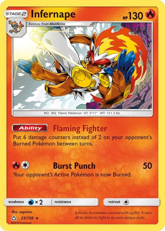 Infernape - Reverse Holo