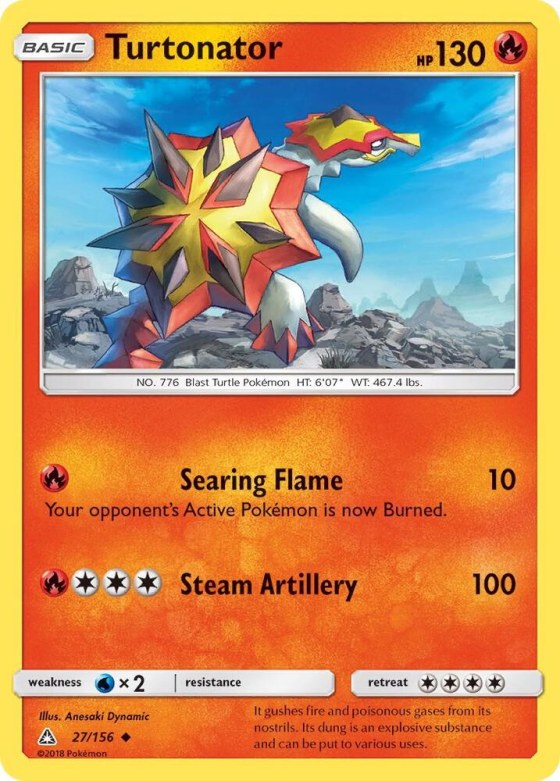 Turtonator - Reverse Holo