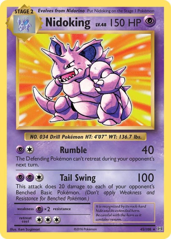 Nidoking - Holo
