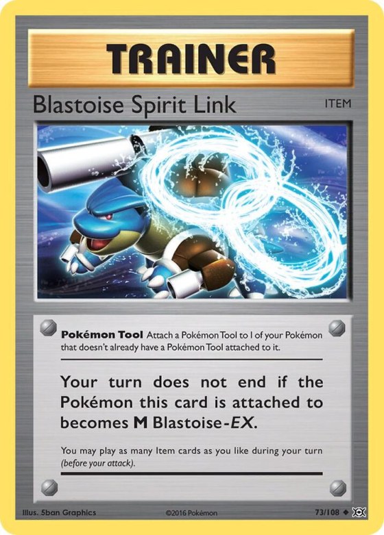 Blastoise Spirit Link - Reverse Holo