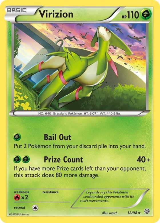 Virizion - Reverse Holo