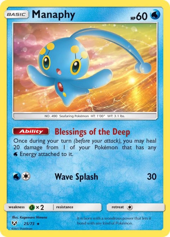 Manaphy - Reverse Holo