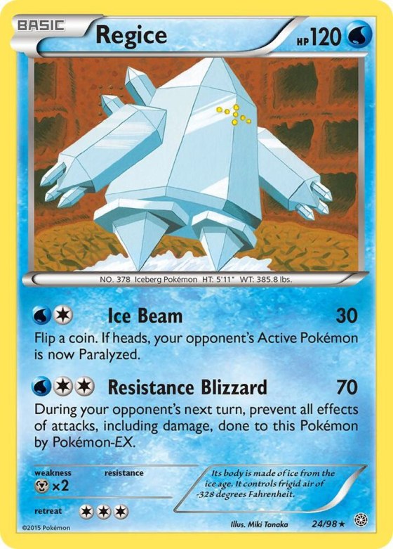 Regice - Reverse Holo