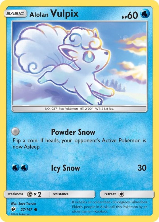 Alolan Vulpix - Reverse Holo