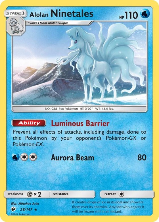 Alolan Ninetales - Reverse Holo