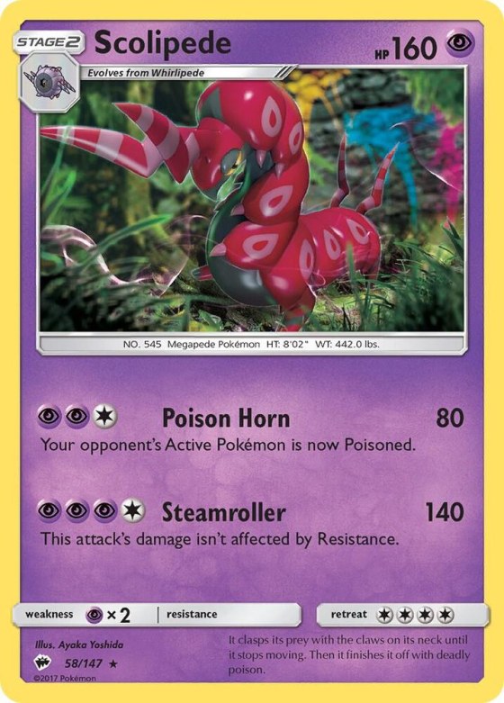 Scolipede - Reverse Holo