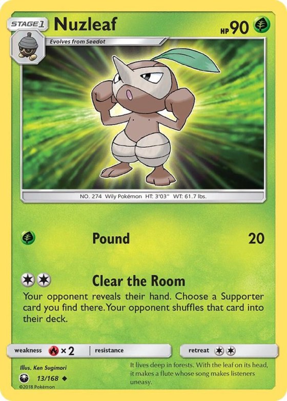Nuzleaf - Reverse Holo