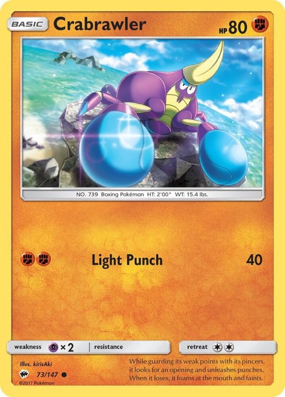 Crabrawler - Reverse Holo