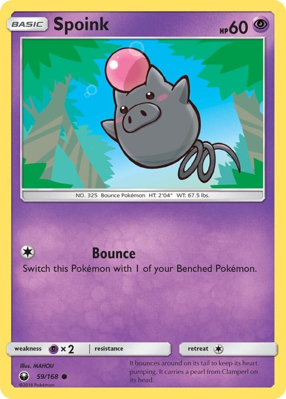 Spoink - Reverse Holo