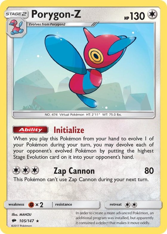 Porygon-Z - Reverse Holo